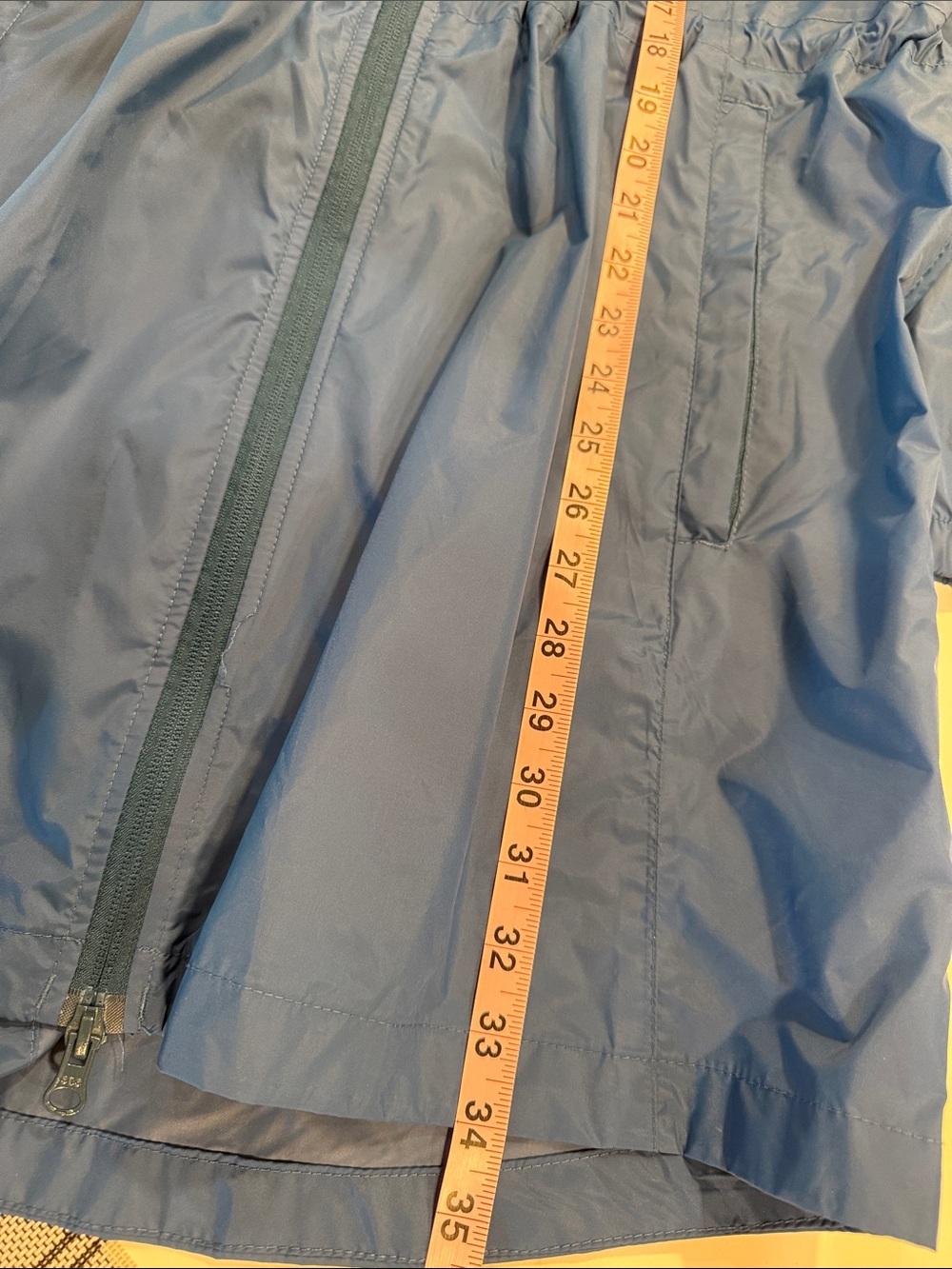 Women's 3000 Packable Long Rain Jacket SZ L - Picture 6 of 15